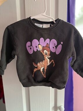 Zara Disney Bambi Crewneck Sweater